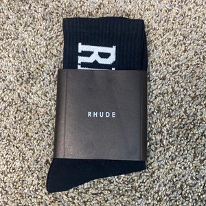 Rhude black socks